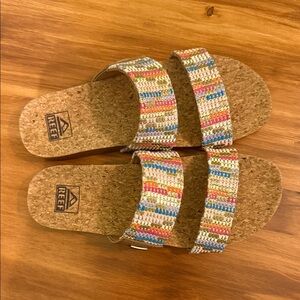 Reef Colorful Cork Sandals